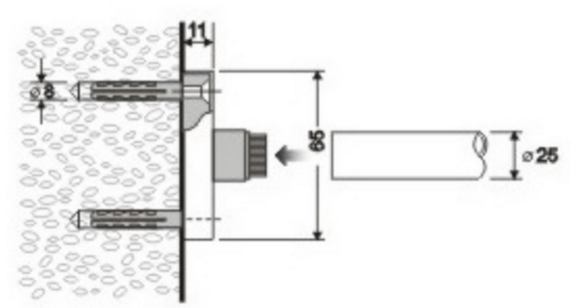 Tube fixing holder 2