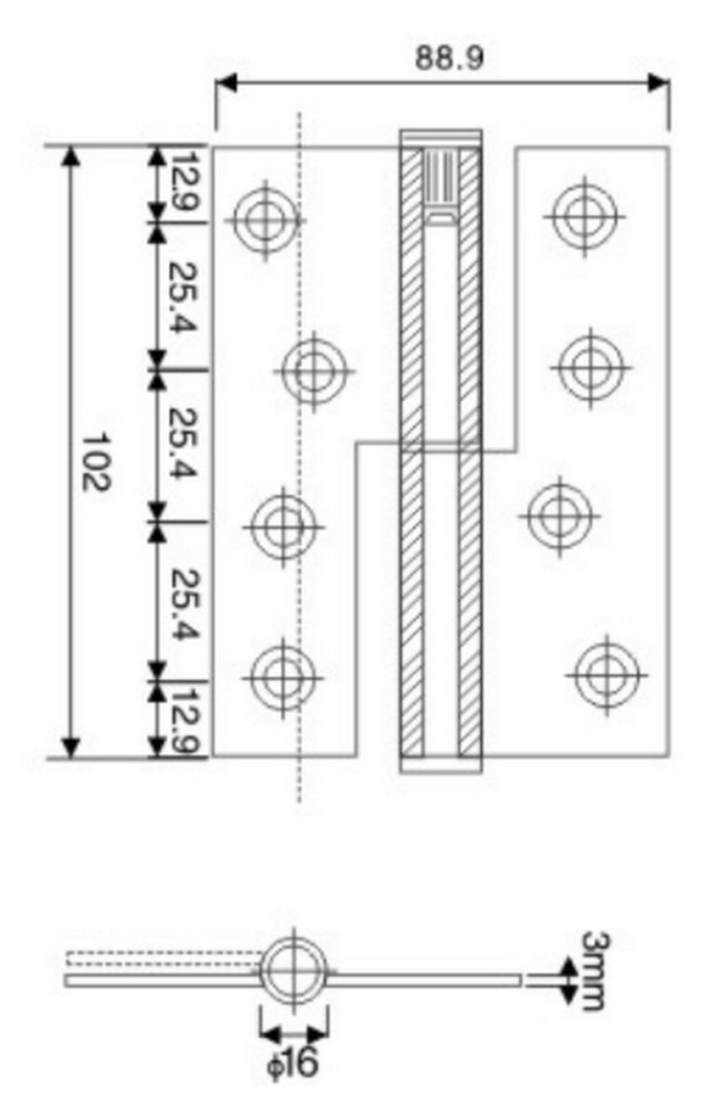 lift off hinge with ball bearing 2